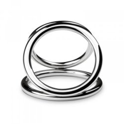 Sinner - Triad Chamber Metal Cock and Ball Ring - Medium