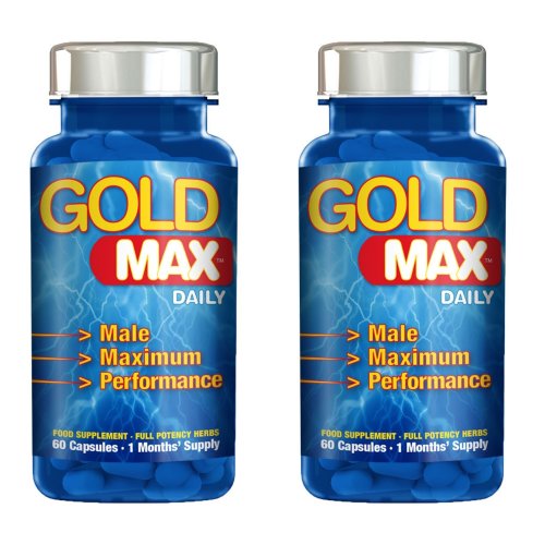 Gold MAX - Blue DAILY 120 kapslar-kad Sexlust-Potensmedel-kostt