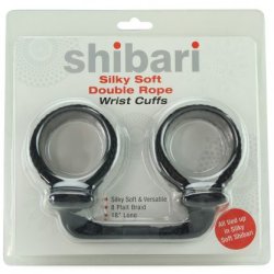 Shibari Silky Soft Double Rope Wrist Cuffs